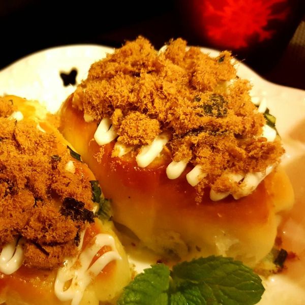 五分鐘免揉麵包~濃郁的兒時味-肉鬆海苔麵包:安妮 一起做