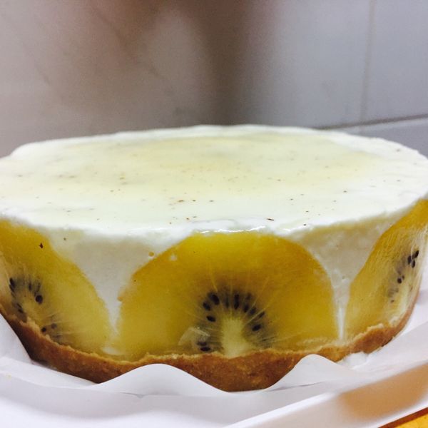 🥝奇異果凍乳酪蛋糕🥝（6吋、免烤箱）：Bailey 一起做