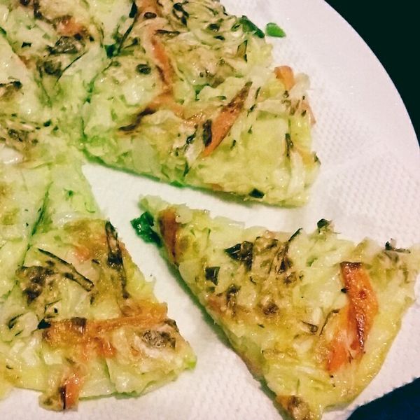 高麗菜煎餅 : dido一起做