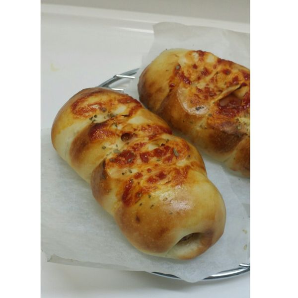 熱狗蔥花麵包：吳瑜庭 一起做