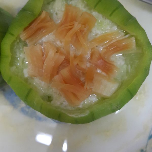 一菜二吃之絲瓜盅蒸蛋:羅妹 一起做