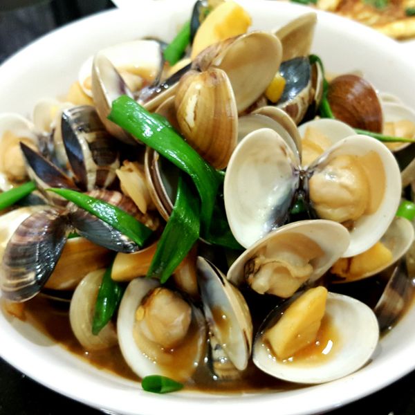 蒜炒蛤蜊 : 楊雅琪一起做