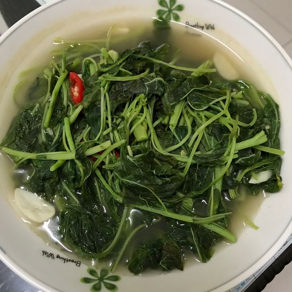 【厚生廚房】蒜炒莧菜 : Pei Yin一起做