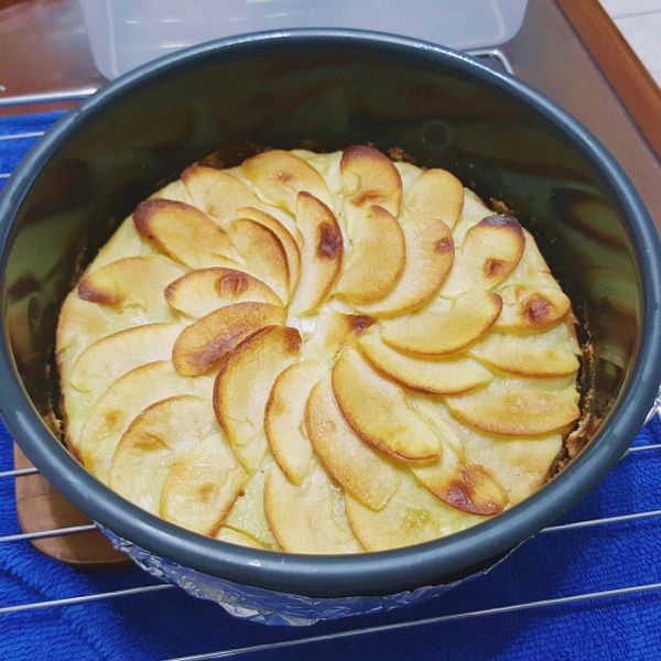 看不見的法式蘋果蛋糕 : 薛渼蓓一起做