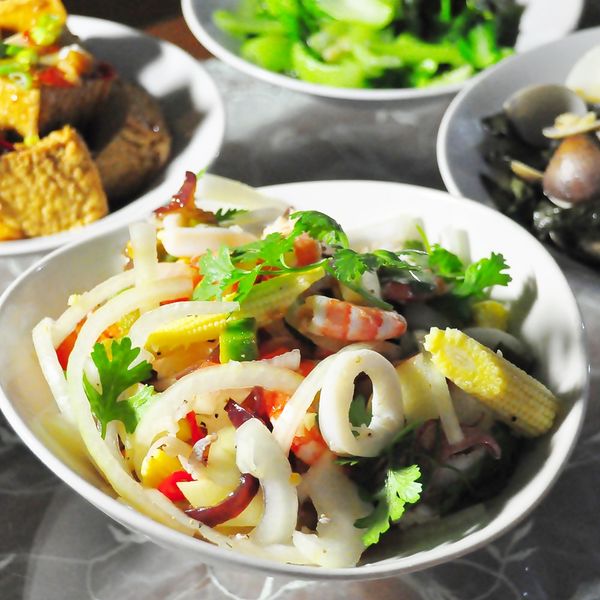 ♥我的手作料理♥ 泰式酸辣海鮮：SaN LiN 一起做