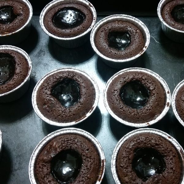 熔岩巧克力布朗尼 : 咕一起做