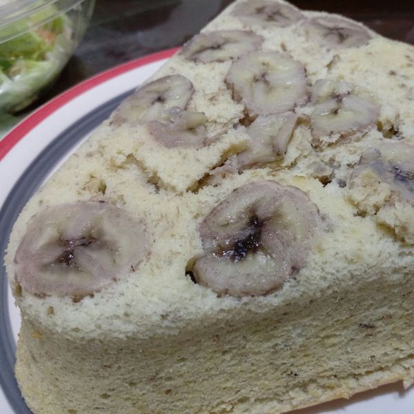 超好吃蜂蜜香蕉戚風 (低熱量) : 尹恩薇一起做