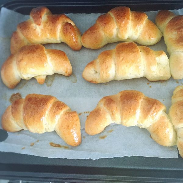 可頌起酥牛角麵包：Lisa Huang 一起做