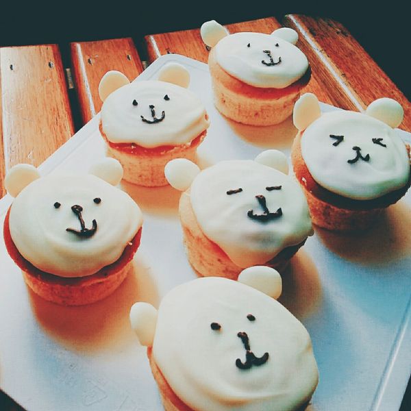 蜂蜜小熊杯子蛋糕 : Butter Butt一起做