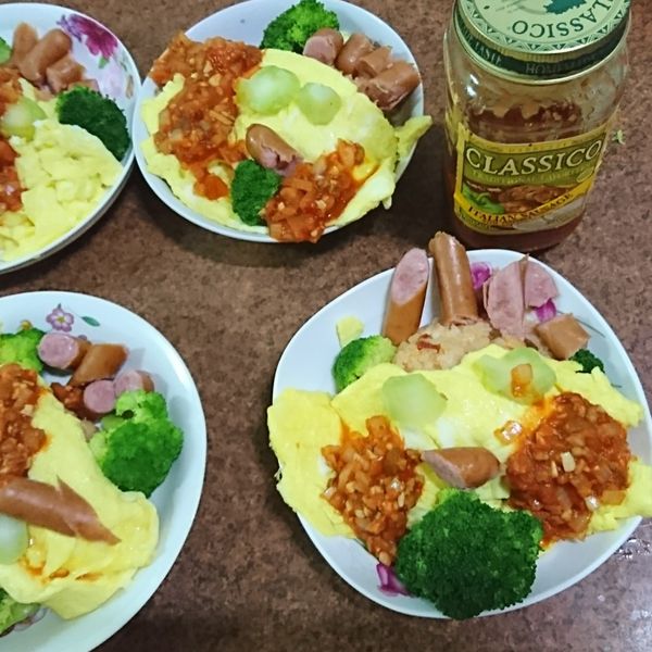 義式臘腸歐姆蛋包飯 : Arther Lin一起做