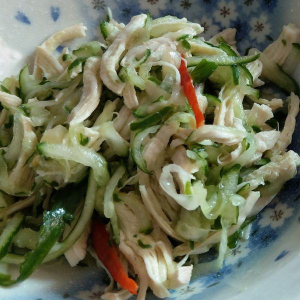 涼拌雞絲 : 陳小柔一起做
