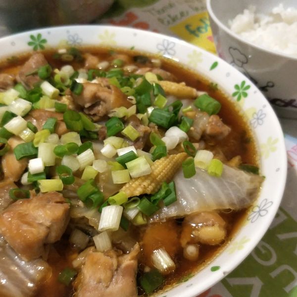 蠔油白菜蒸雞：吃貨的烘焙時光 一起做