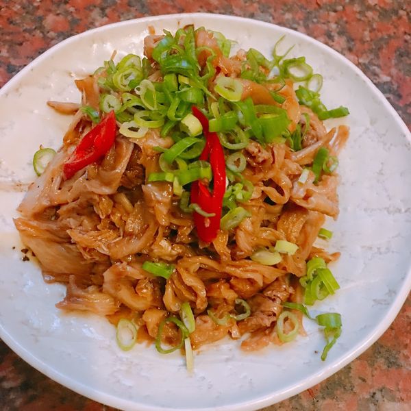 阿嬤的古早味-辣炒高麗菜乾：美味 Fit daily😄 一起做