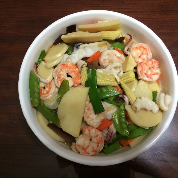 炒三鮮 : 阿立一起做