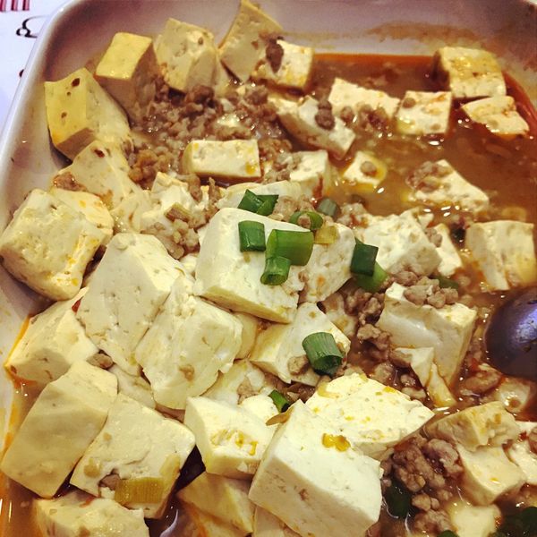 麻婆豆腐 : 扁扁一起做