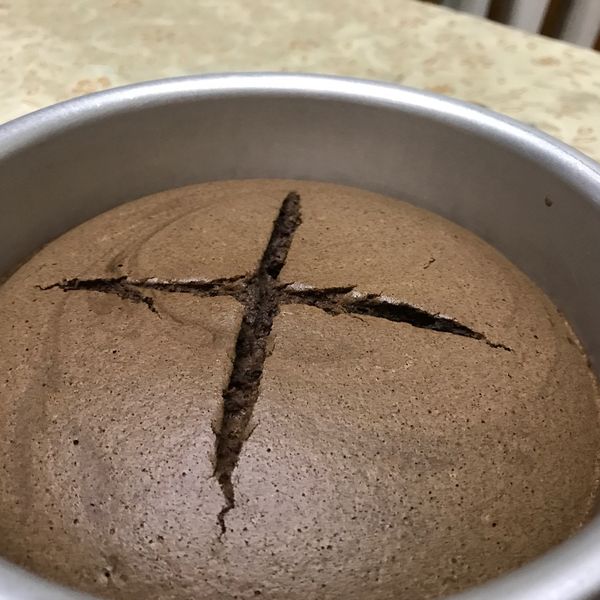 巧克力戚風蛋糕．鬆軟口感（減糖減油版） : Karen White一起做