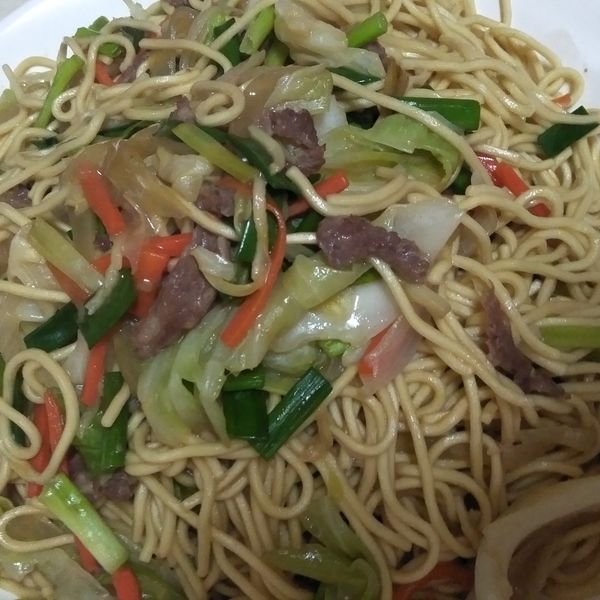 海產店式~~~台式炒麵 : 伃柔一起做