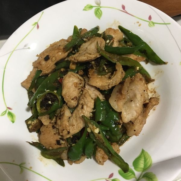 糯米椒炒松阪肉@Selina Wu : Grace Chuang一起做