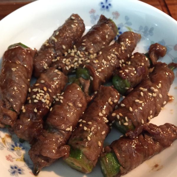 秋葵肉捲 : 愛家料理一起做