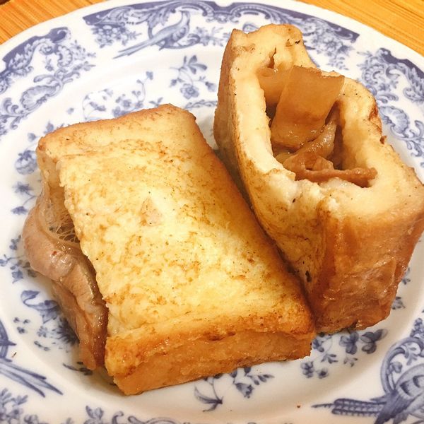 簡單美味的早餐-法國吐司:魚鰭 一起做