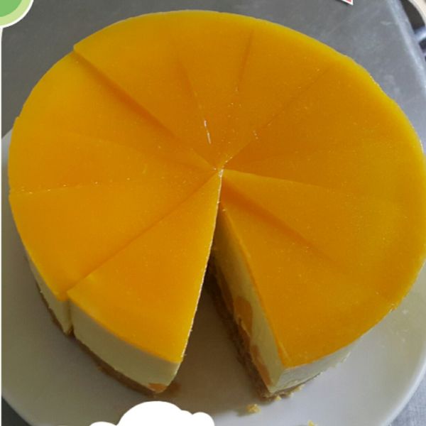 芒果流心百香果乳酪蛋糕(6吋、免烤箱）：林小甄 一起做