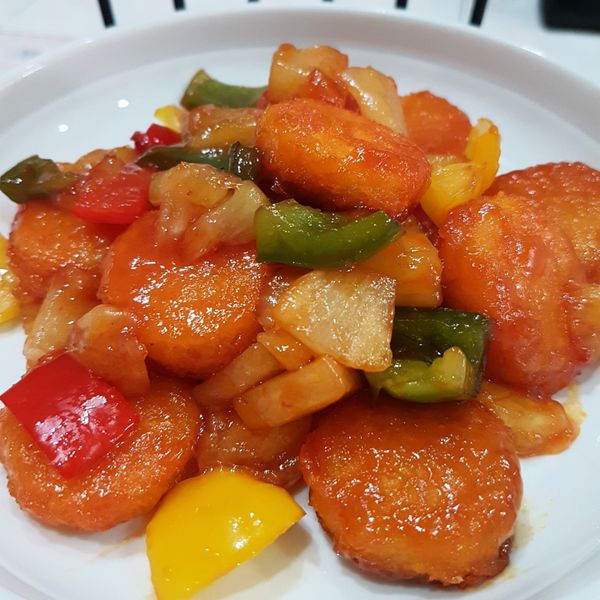 糖醋雞丁 : fchui一起做