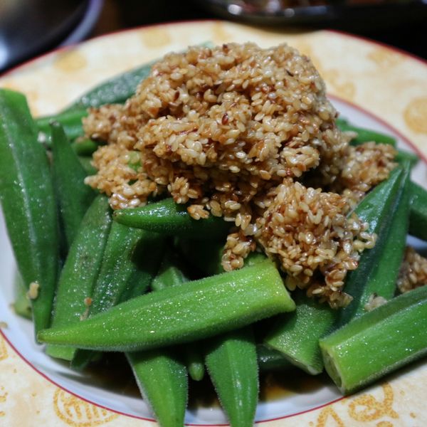 芝麻醬秋葵：Doris 一起做