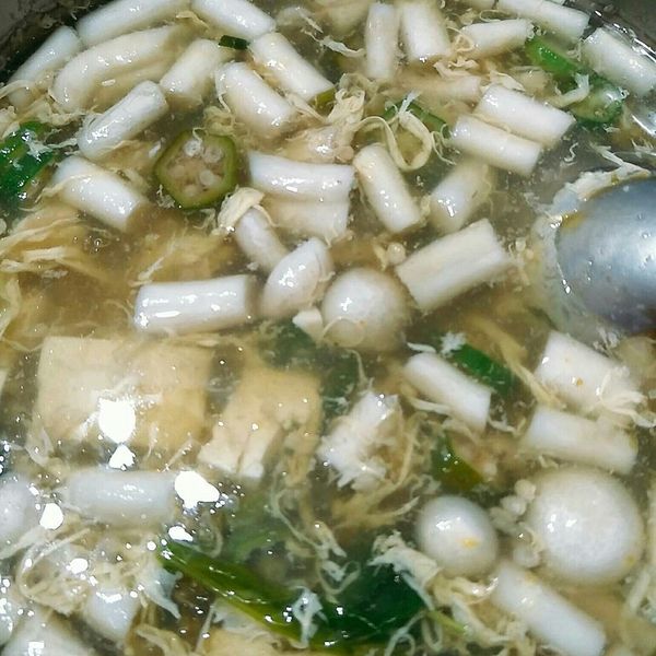 秋葵鮮菇湯 : Chi一起做