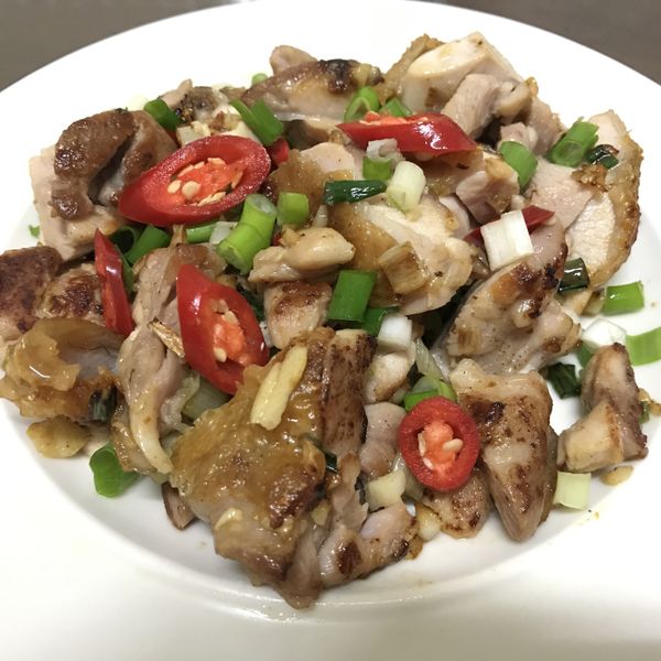 蒜香椒鹽雞腿排 : 余亮緹一起做