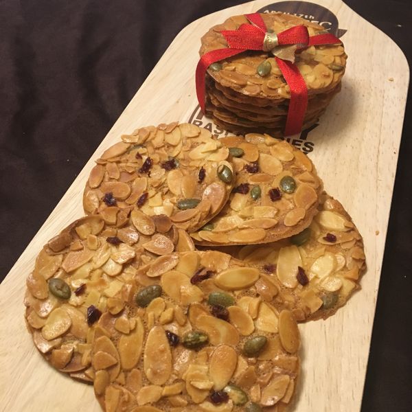 香、酥、脆的杏仁瓦片 : 林翠凰一起做