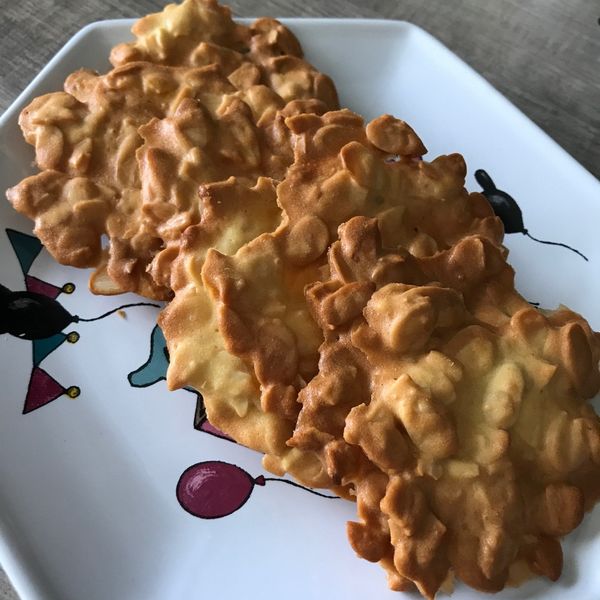 超好吃的杏仁瓦片 (全蛋):Bonnie Chen 一起做