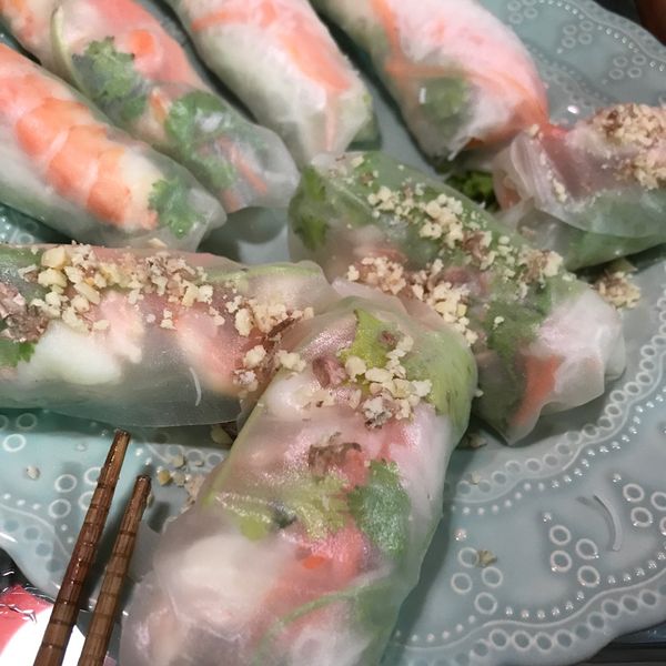 越南春捲佐泰式辣醬[簡易宴客前菜]：粉雨 一起做