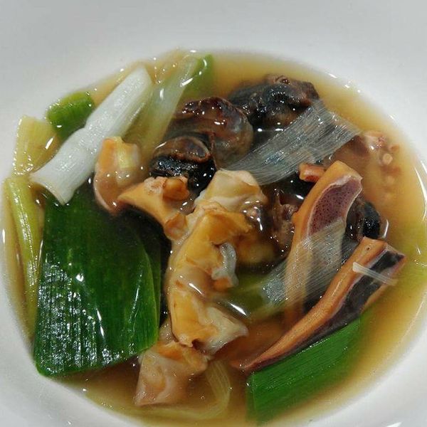 魷魚螺肉蒜(酒家菜)【深夜食堂Ｘ鮮食家】：潘潘的手作料理廚房 一起做