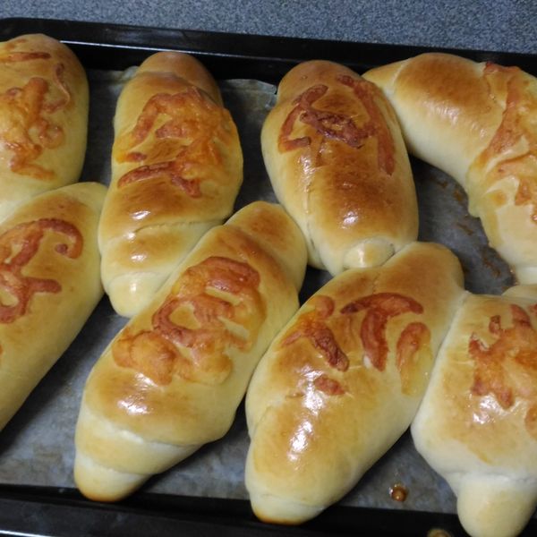 煉乳奶香麵包：未希 一起做