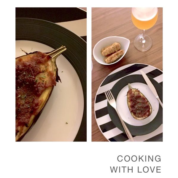 味噌烤圓茄：Summer 一起做