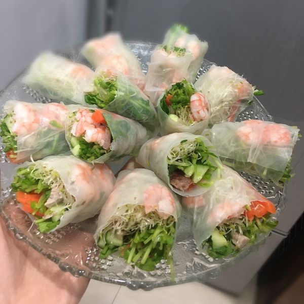 越南春捲佐泰式辣醬[簡易宴客前菜]：angel崴 一起做