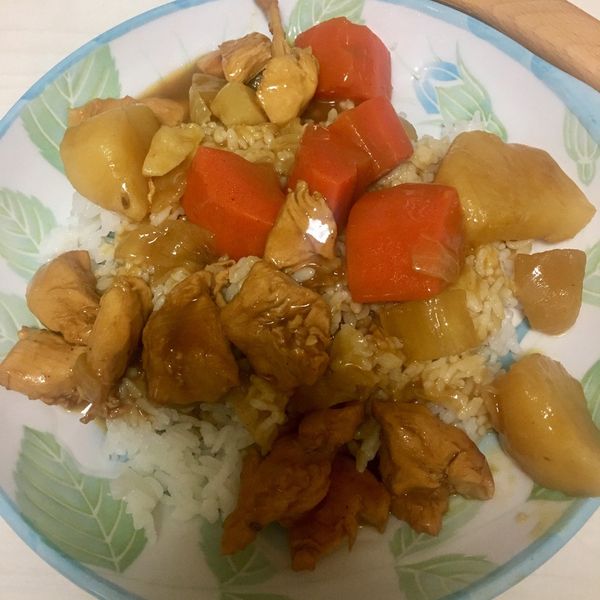 蘋果雞肉咖哩(飯) : Milly Yang一起做