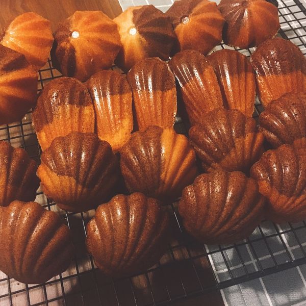 雙色系瑪德蓮蛋糕❤️原味&巧克力 : ᴊᴇɴɴʏ一起做