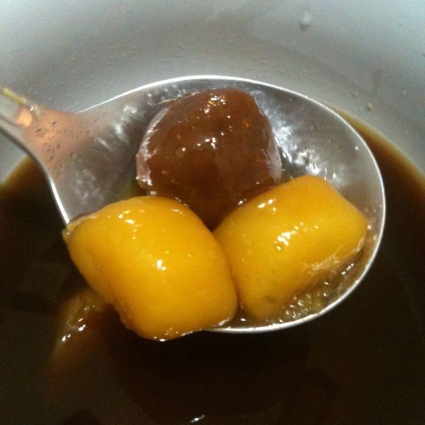 黑糖薑汁地瓜圓兒! : Naokoru一起做