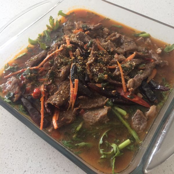 🌶川味水煮牛肉-簡易版：加國賢妻 一起做