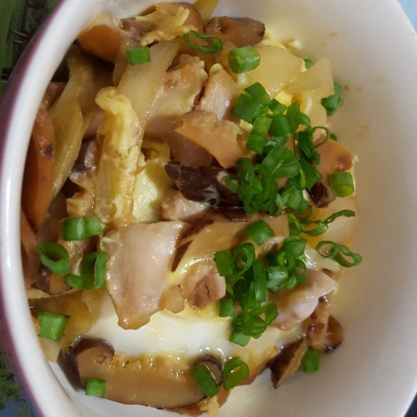 親子丼 超完美比例1:1:8 : etheory一起做