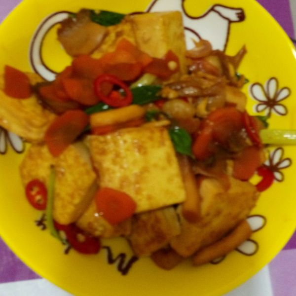 三杯豆腐杏鮑菇 減油清爽版 : 嘎嘎源一起做