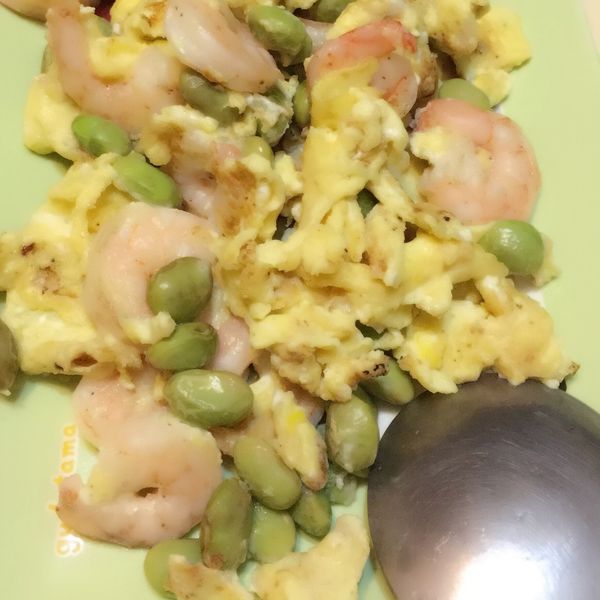 鮮蝦毛豆滑蛋：花式小燒包烤cake 一起做