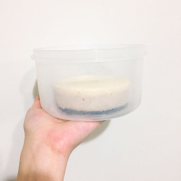 香蕉卡士達生乳酪蛋糕 免烤箱 : Gre一起做