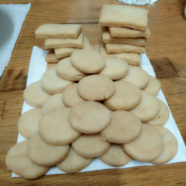 四種材料輕鬆做的超酥脆餅乾 : 安安一起做