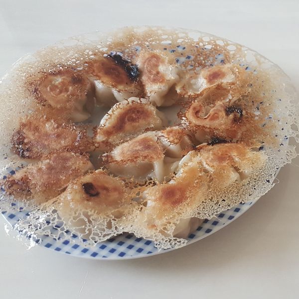 煎餃與平底鍋的激情（冷凍水餃） : Ya Wen Li一起做