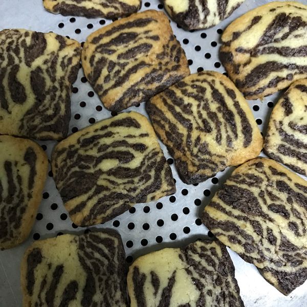 斑馬條紋手工餅乾 : Mei Chin Ho一起做