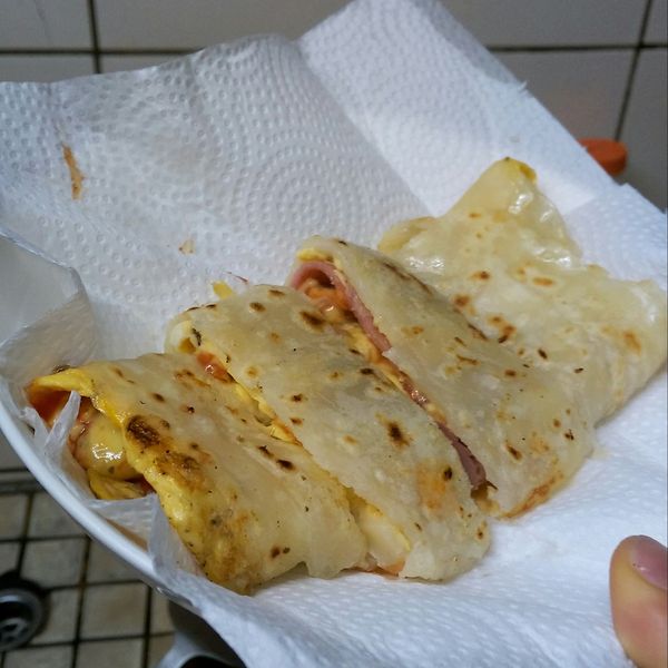 古早味麵糊蛋餅 : A-Ru一起做