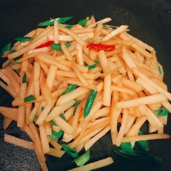 道地眷村味-醋溜土豆絲(馬鈴薯) : YuTing一起做
