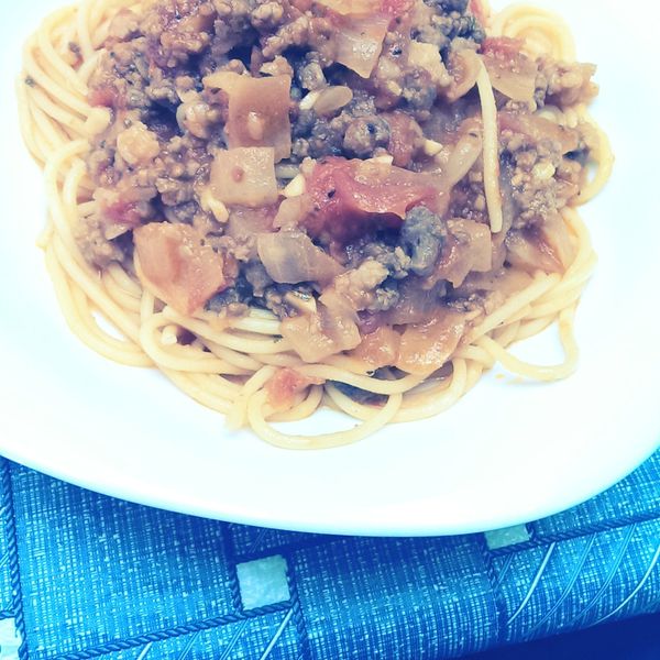 茄汁義大利麵：ChiaChi Yang 一起做